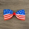 4" American Flag Bow