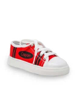 Crayon Sneakers -Children's boutique clothing 6Q1A9098 Red