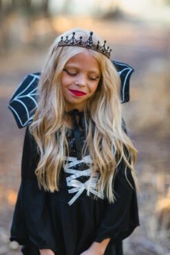 Black & Gold Vampire Queen Tiara -Children's boutique clothing BU2A0481