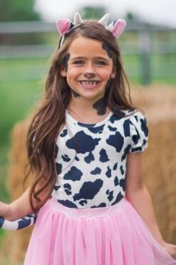 Pink Cow Costume - 5 Piece Set 18 Pink Cow Costume - 5 Piece Set -Children's boutique clothing BU2A0532