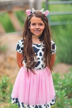 Pink Cow Costume - 5 Piece Set 25 Pink Cow Costume - 5 Piece Set -Children's boutique clothing BU2A0857