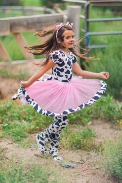 Pink Cow Costume - 5 Piece Set 23 Pink Cow Costume - 5 Piece Set -Children's boutique clothing BU2A0879