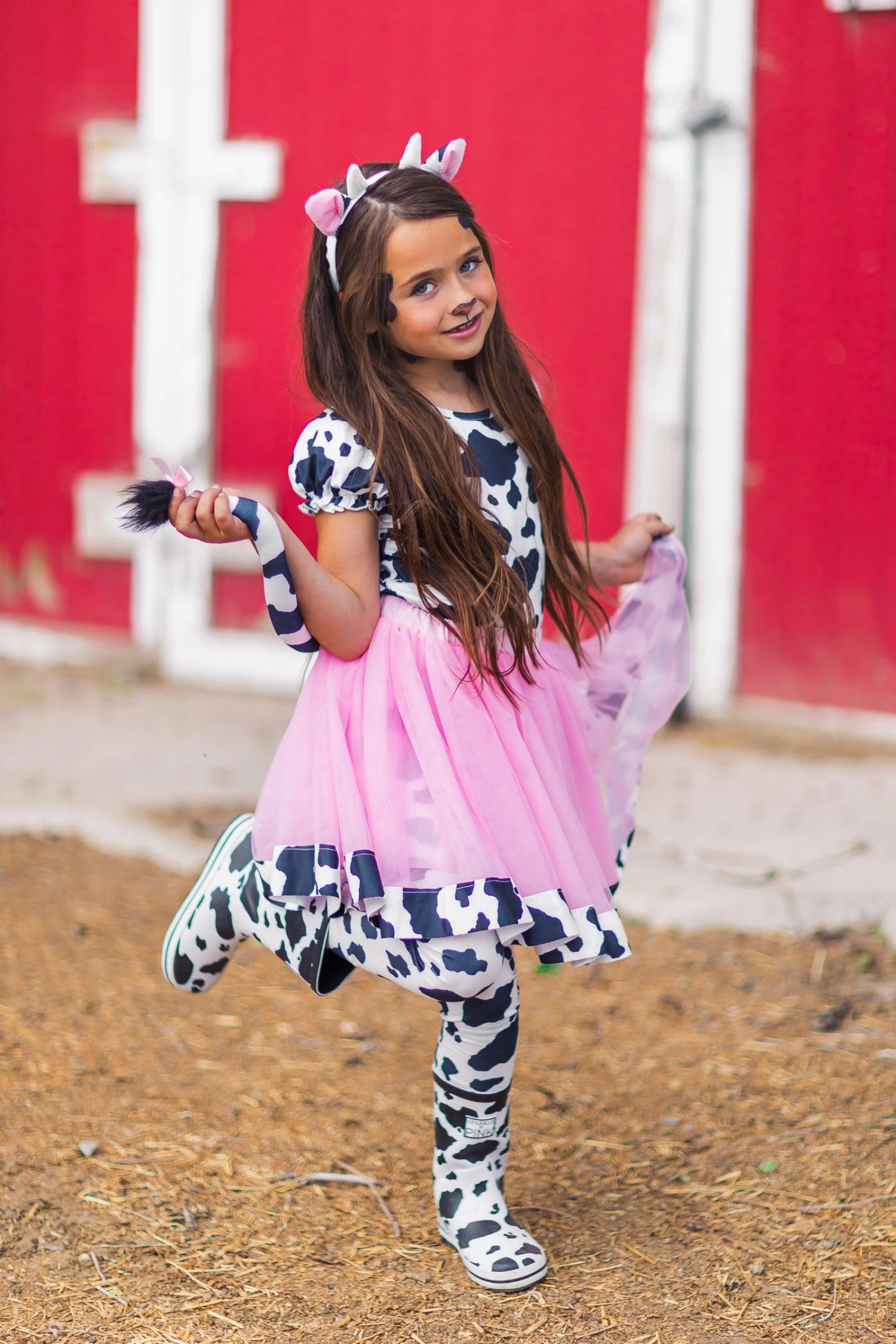 Pink Cow Costume - 5 Piece Set 11 Pink Cow Costume - 5 Piece Set - Image 9