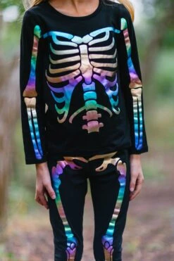 Mom & Me - Holographic Skeleton Costume Set 16 Mom & Me - Holographic Skeleton Costume Set -Children's boutique clothing BU2A1445