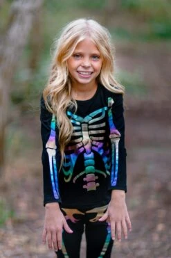 Mom & Me - Holographic Skeleton Costume Set 21 Mom & Me - Holographic Skeleton Costume Set -Children's boutique clothing BU2A1469