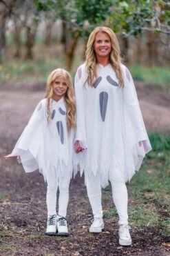 Mom & Me - White Ghost Costume Set 19 Mom & Me - White Ghost Costume Set -Children's boutique clothing BU2A1749