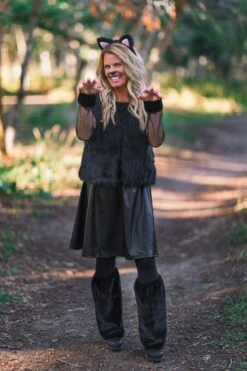 Mom & Me - Black Cat Costume Set -Children's boutique clothing BU2A2283