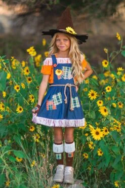 Scarecrow Costume Knee High Socks -Children's boutique clothing BU2A6477 d29293c4 76e4 4f07 b1e0 c35803cb324a