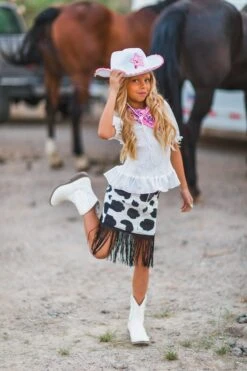 Sequin Star Cowgirl Hat -Children's boutique clothing BU2A8194