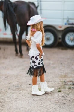 Cowgirl Costume - 3 Piece Set -Children's boutique clothing BU2A8203