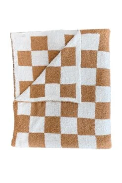 Cozy Throw Blankets -Children's boutique clothing Blankets Tan