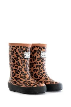 Sparkle In Pink Premium Patterned Boots -Children's boutique clothing BrownCheetah