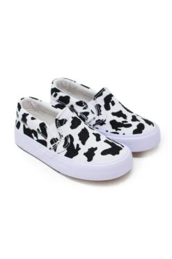 Slip-On Sneakers -Children's boutique clothing Cow Shoes