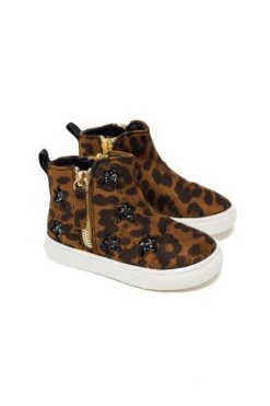 Patterned Sneaker Booties -Children's boutique clothing Fall Booties 2 3b889bb3 43ef 451f b916 28e28f65faa0