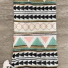 Western Boho Throw Blankets 2 Western Boho Throw Blankets -Children's boutique clothing Folded Blanket