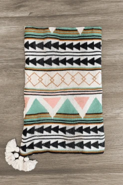 Western Boho Throw Blankets