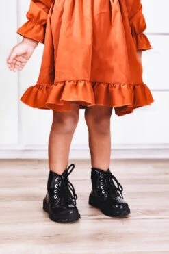 Black Glitter Lace-Up Combat Boots -Children's boutique clothing FullSizeRender 6e0d6e52 8801 48a0 a00c 311036ac36e2