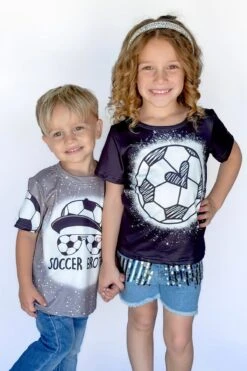 Soccer Sequin Denim Short Set -Children's boutique clothing FullSizeRender cc7fd545 6846 4d4f 923f 522d0466809b