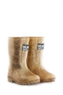 Sparkle In Pink Premium Glitter Boots -Children's boutique clothing GoldGlitter