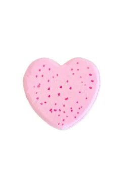 Pink Speckled Heart Bath Bomb