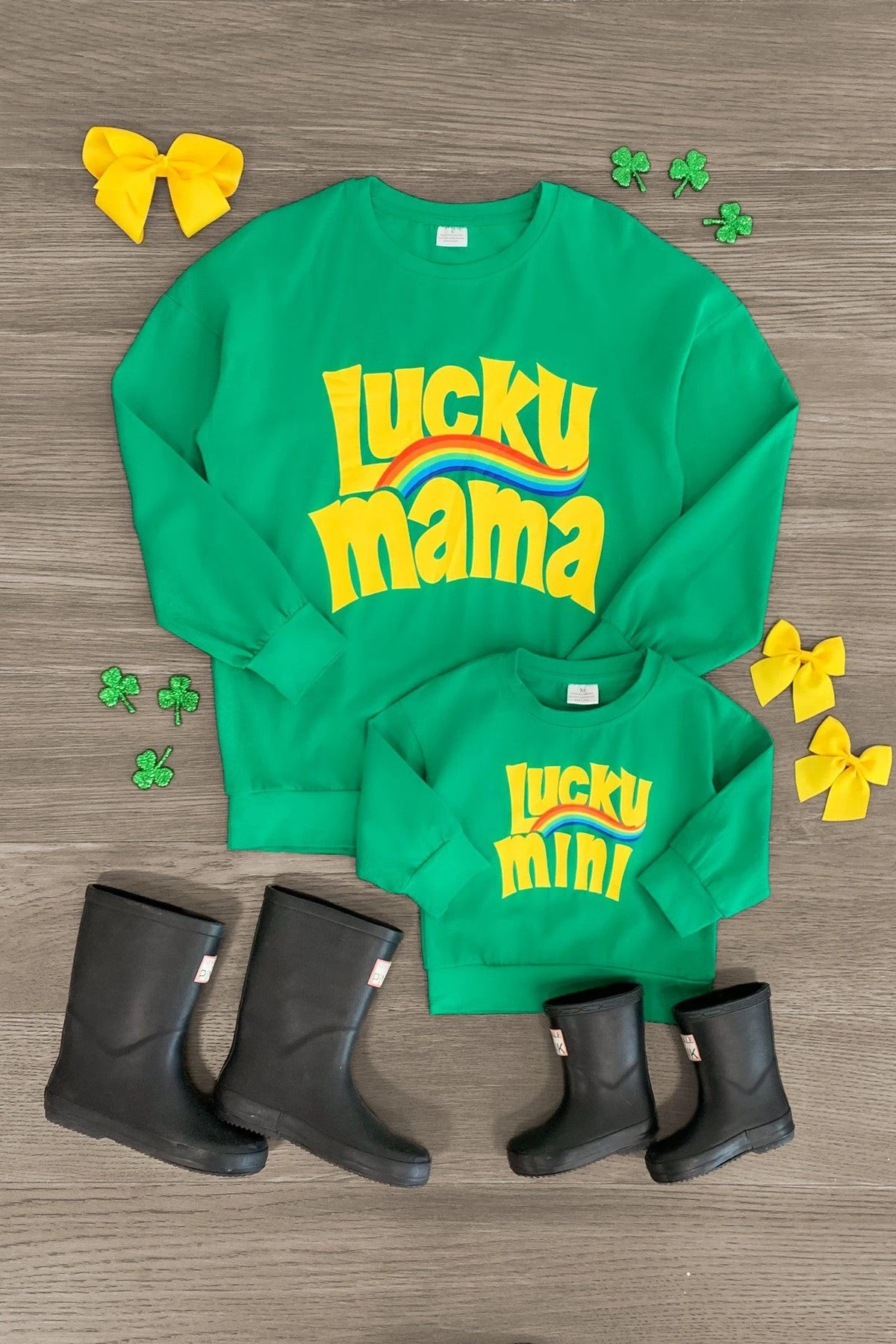 Mom & Me - "Lucky Mama & Mini" Top 3 Mom & Me - "Lucky Mama & Mini" Top