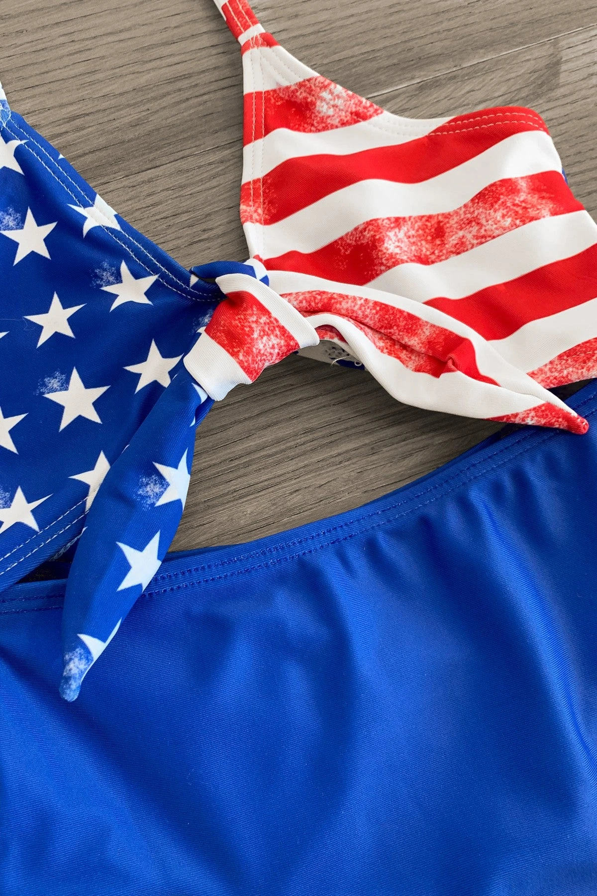 American Flag Cut Out One Piece Swimsuit 5 American Flag Cut Out One Piece Swimsuit - Image 3