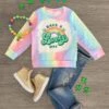 "Have A Lucky Day" Pastel Rainbow Top 1 "Have A Lucky Day" Pastel Rainbow Top -Children's boutique clothing IMG 0717 Edit