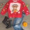 Pink Cow Pumpkin Top -Children's boutique clothing IMG 0780 Edit