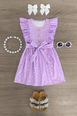 Polka Dot Dress -Children's boutique clothing IMG 0961 Edit