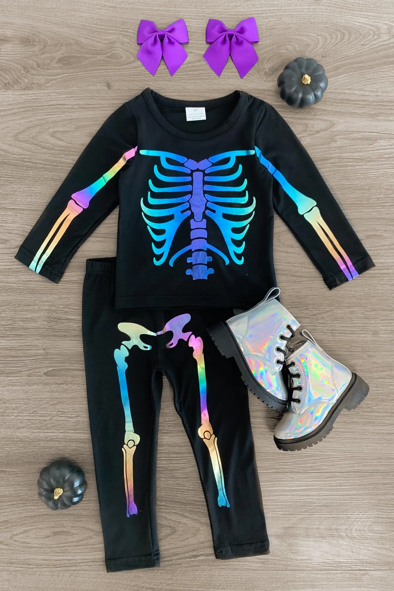 Mom & Me - Holographic Skeleton Costume Set 10 Mom & Me - Holographic Skeleton Costume Set - Image 8
