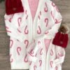 Mom & Me - Cozy Candy Cane Cardigan -Children's boutique clothing IMG 2716 Edit