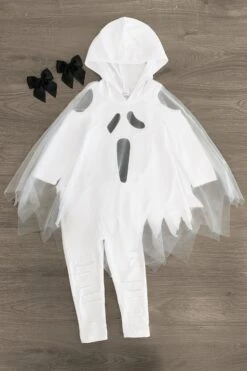 Mom & Me - White Ghost Costume Set 21 Mom & Me - White Ghost Costume Set -Children's boutique clothing IMG 2800 Edit