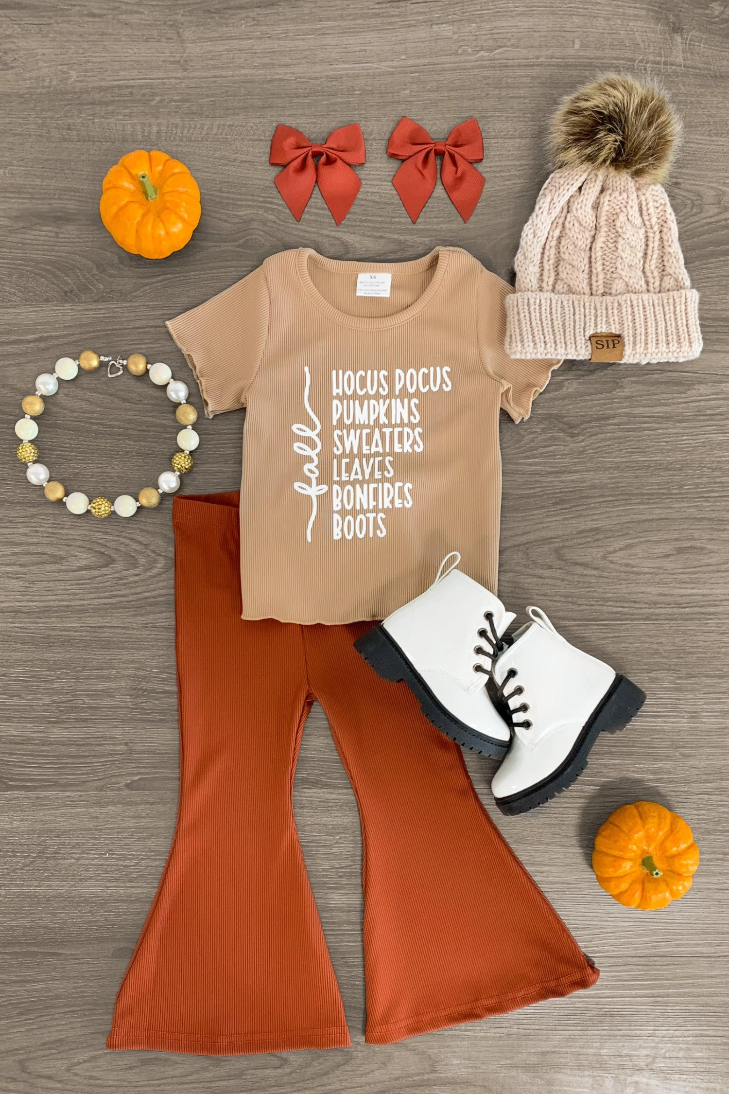 "Hocus Pocus..." Rust Flare Pant Set 3 "Hocus Pocus..." Rust Flare Pant Set