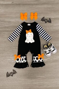 Black & White Ghost Romper