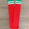 Red & Green Polka Dot Socks -Children's boutique clothing IMG 3304 Edit
