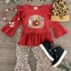 "Joy" Bell Bottom Set & Baby Romper -Children's boutique clothing IMG 3517 Edit