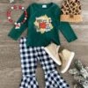 "Joy" Plaid Bell Bottom & Baby Onesie Set 2 "Joy" Plaid Bell Bottom & Baby Onesie Set -Children's boutique clothing IMG 3587 Edit
