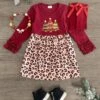 Glitter Christmas Tree Dress & Baby Romper -Children's boutique clothing IMG 3673 Edit