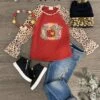 "Joy" Glitter Cheetah Top -Children's boutique clothing IMG 3719 Edit