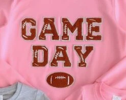 Mom & Kid - "Game Day" Chenille Patch Top -Children's boutique clothing IMG 4126 Edit3