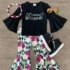 "Simply Blessed" Bell Bottom Set -Children's boutique clothing IMG 4798 Edit