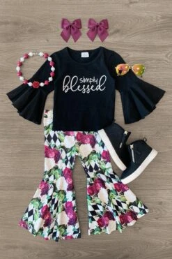 "Simply Blessed" Bell Bottom Set