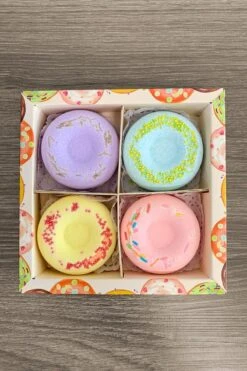 Donut Bath Bomb - Set Of 4 -Children's boutique clothing IMG 4807 Edit