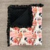 "Mama's Cowgirl" Minky Blanket -Children's boutique clothing IMG 5059 Edit