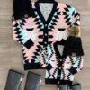 Mom & Me - Southwestern Cardigan Sweater -Children's boutique clothing IMG 5128 Edit