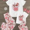 Mom & Me - "Merry & Bright" Gingerbread Man Pajamas 2 Mom & Me - "Merry & Bright" Gingerbread Man Pajamas -Children's boutique clothing IMG 5271 Edit