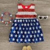 Sequin Stars & Stripes Dress -Children's boutique clothing IMG 5524 Edit