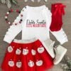 "Dear Santa, Let's Negotiate" Tutu Skirt Set -Children's boutique clothing IMG 5853 Edit 035597f8 5df4 4b40 8ae2 d0c2ea1ae124