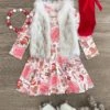 "Merry & Bright" Gingerbread Hot Cocoa Dress -Children's boutique clothing IMG 5873 Edit