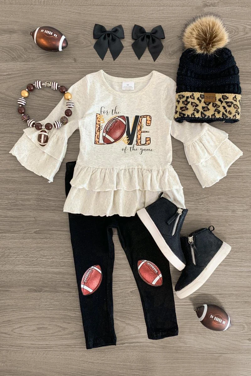 "For The Love Of The Game" Football Legging Set 3 "For The Love Of The Game" Football Legging Set